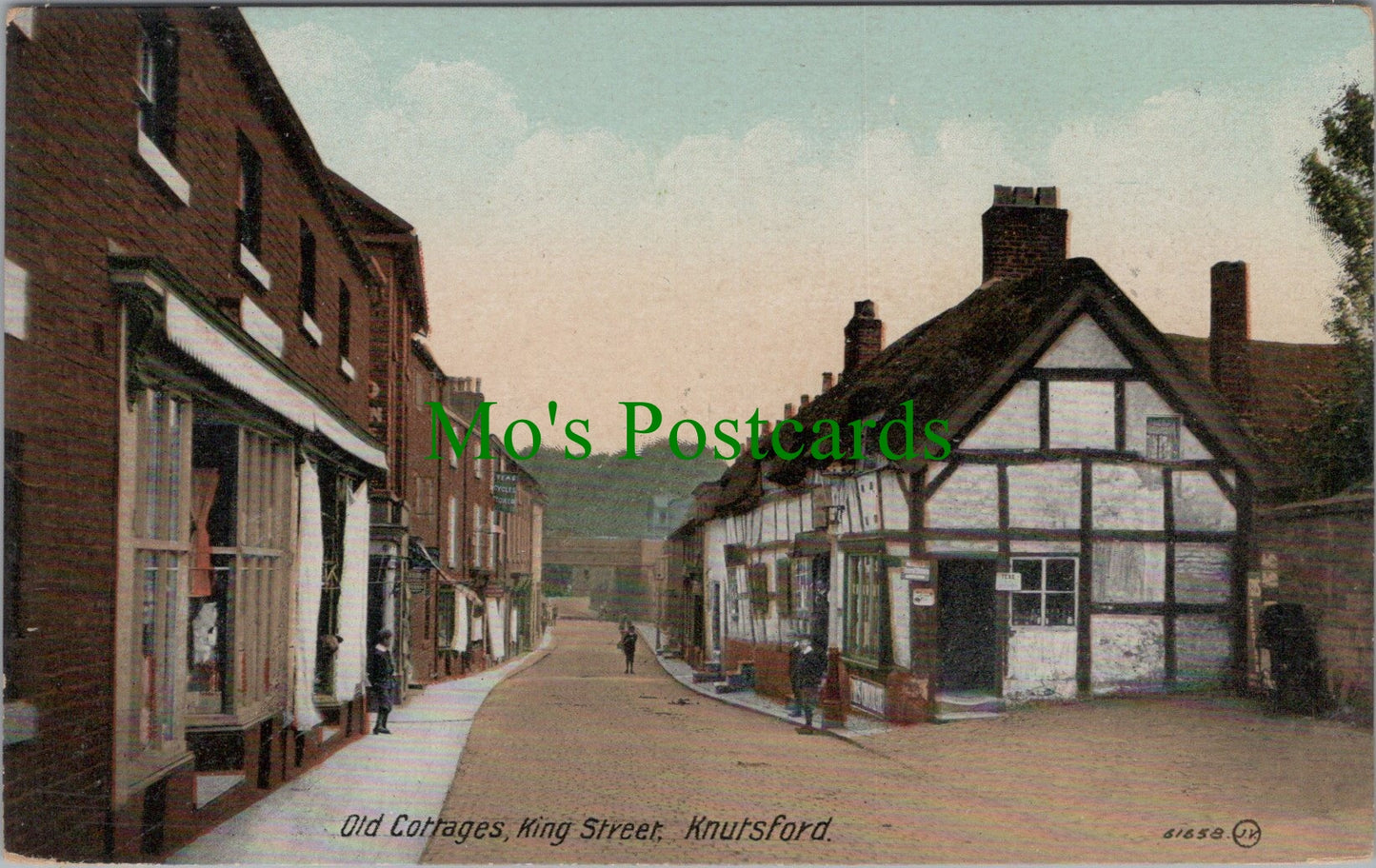 Cheshire Postcard - Knutsford Old Cottages, King Street SW13379