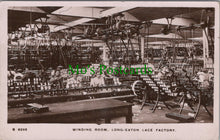 Load image into Gallery viewer, Derbyshire Postcard - Long Eaton Lace Factory Winding Room SW13488