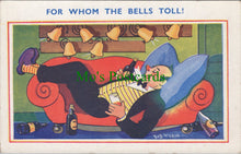 Load image into Gallery viewer, Comic Postcard - Drunken Man / Alcohol, Artist Bob Wilkin SW12583