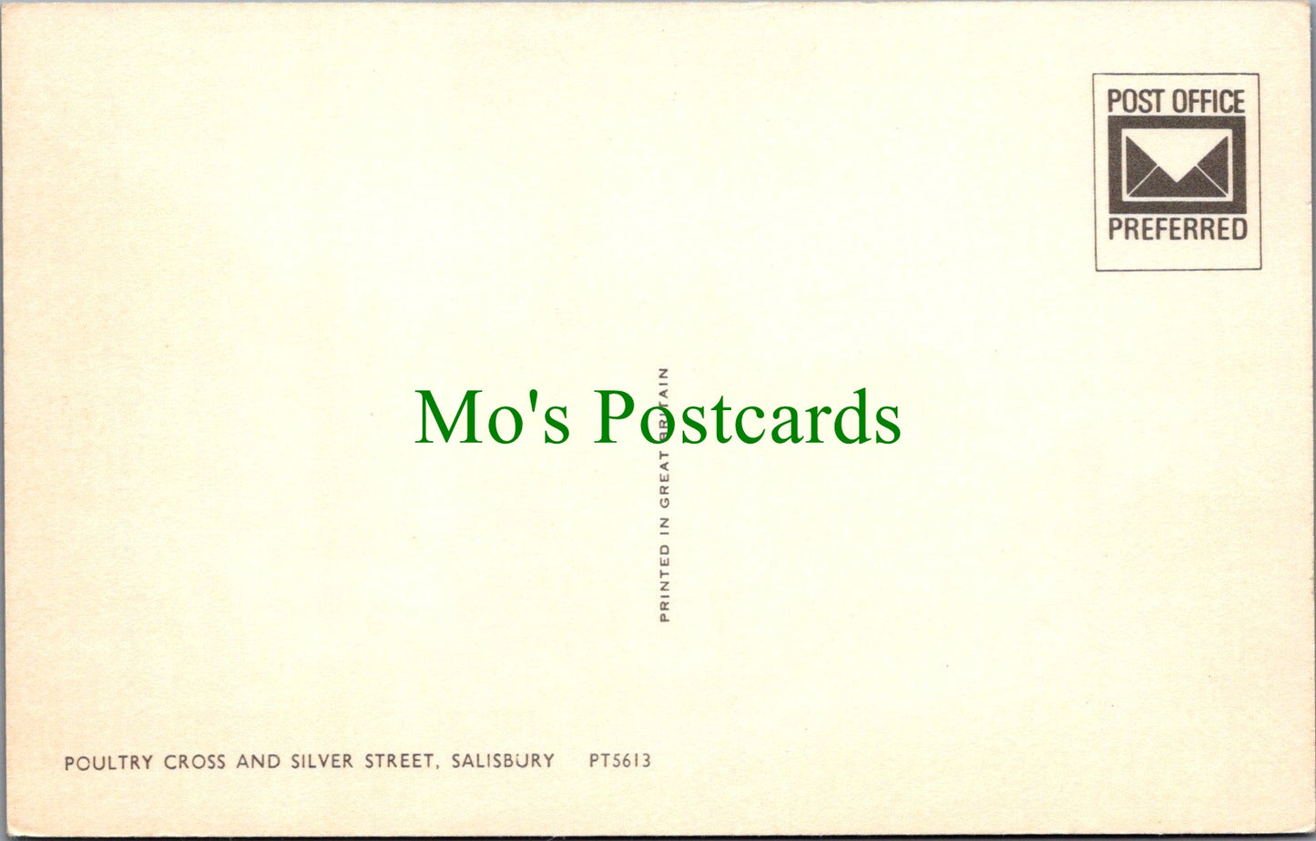 Wiltshire Postcard - Salisbury Poultry Cross and Silver Street SW12598