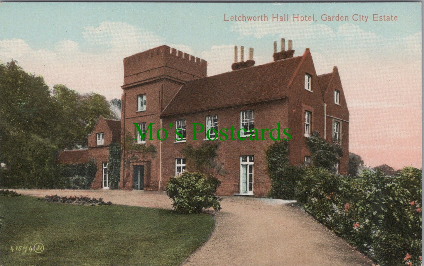 Hertfordshire Postcard - Letchworth Hall Hotel, Garden City Estate SW12557