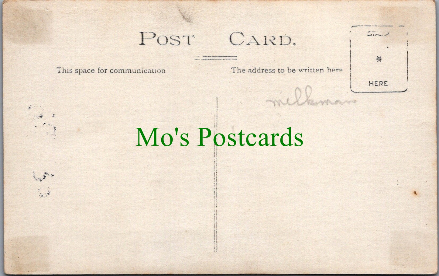 Social History Postcard - Horse and Delivery Cart. Milkman, Dairyman SW13286