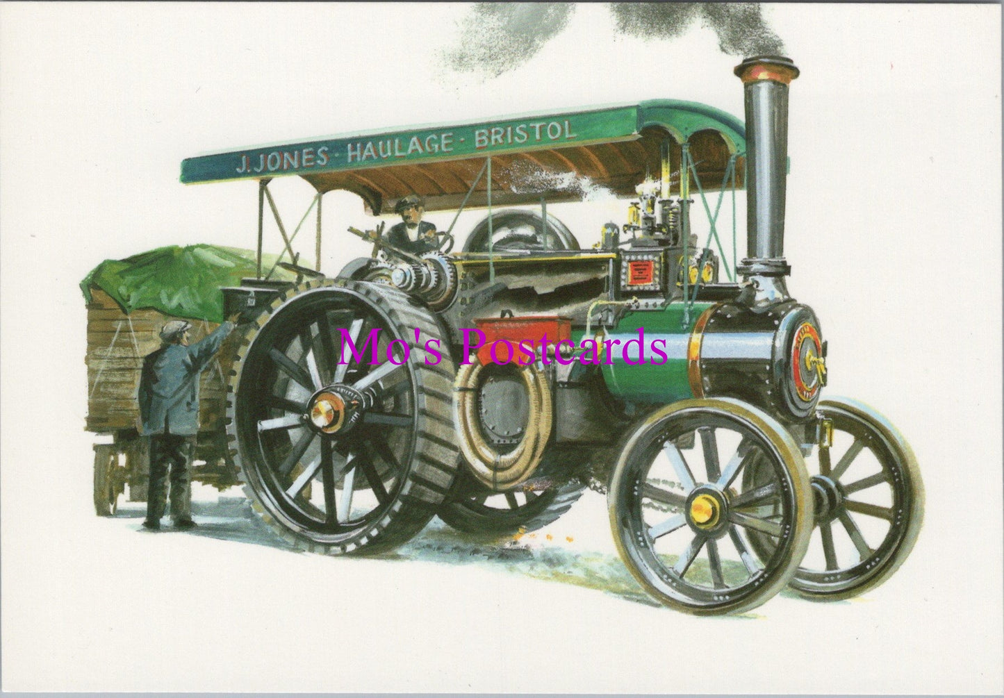 Industrial Postcard - Road Locomotive Charles Burrell & Sons Ltd, Thetford SW16010
