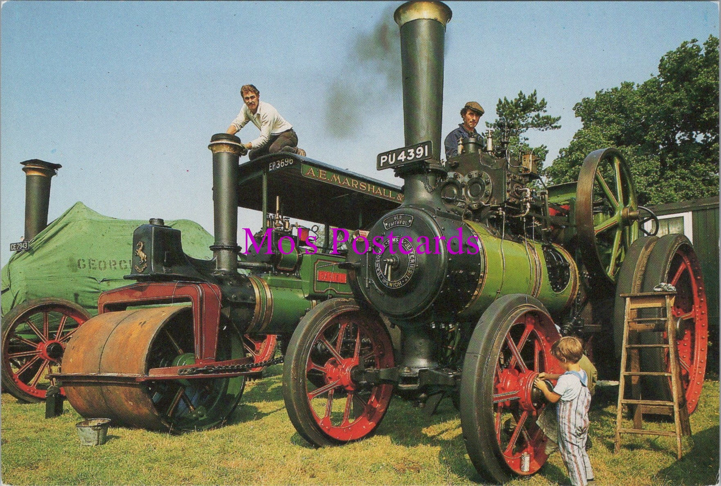 Industrial Postcard - Aveling & Porter Road Roller "Daniel" SW16011