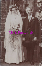 Load image into Gallery viewer, Ancestors Postcard - Newhaven Wedding Couple, Bride and Groom SW14499