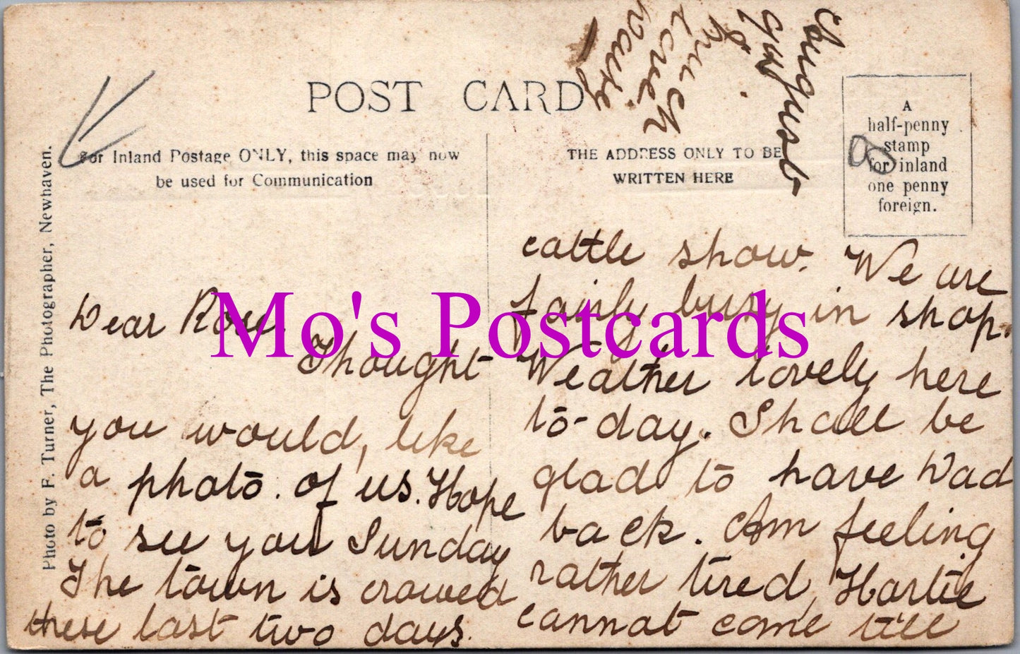 Ancestors Postcard - Newhaven Wedding Couple, Bride and Groom SW14499