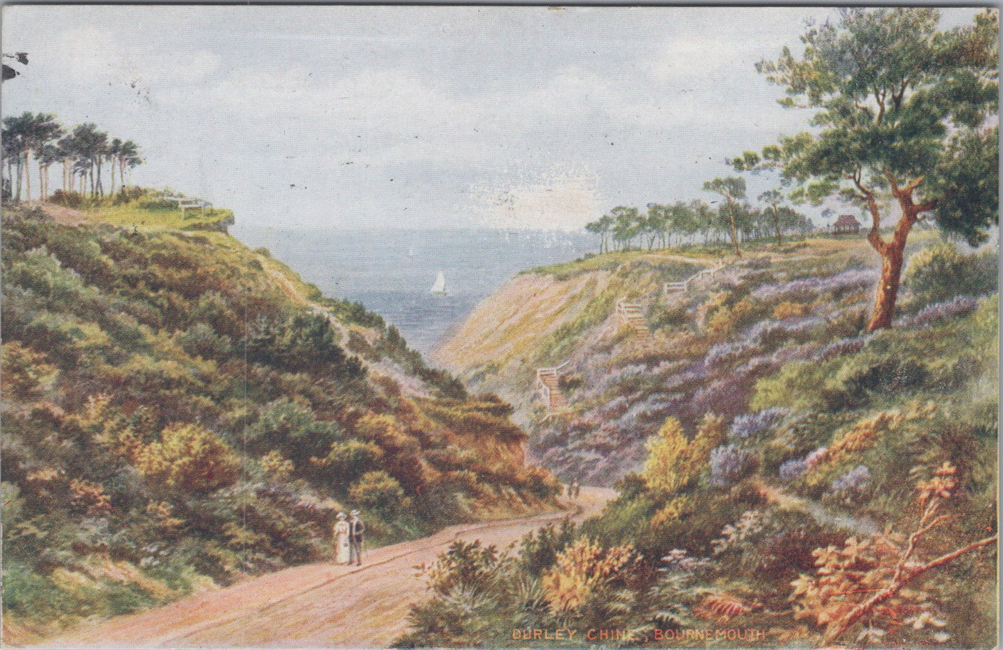 Dorset Postcard - Durley Chine, Bournemouth SW16124