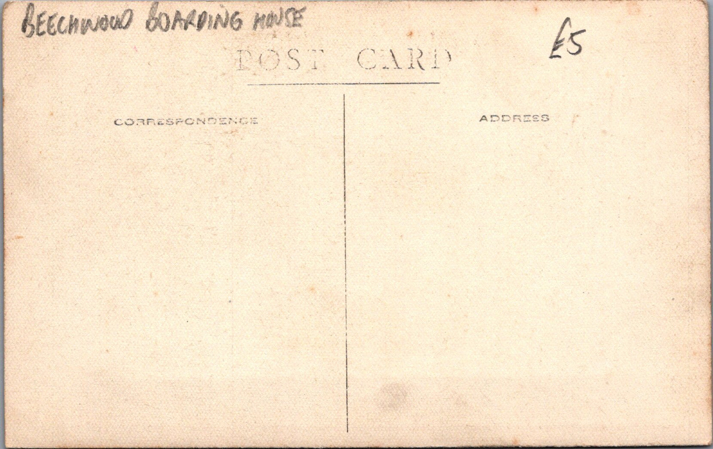 Ancestors Postcard - Just a Line From Beechwood Boarding House SW16141