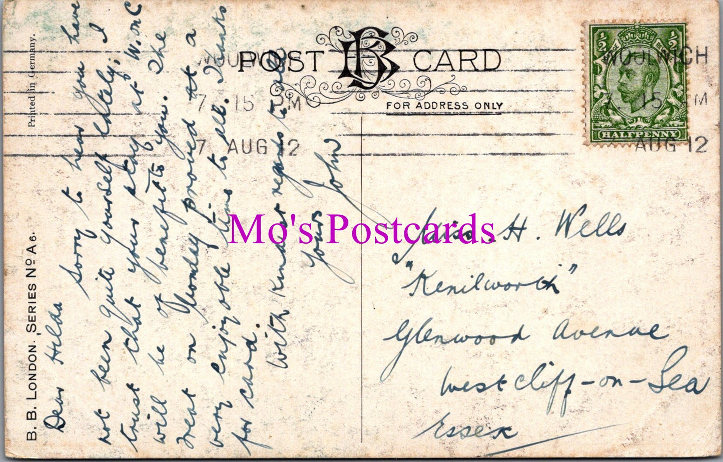 Wiltshire Postcard - An Orchard Near Hartmoor SW15056