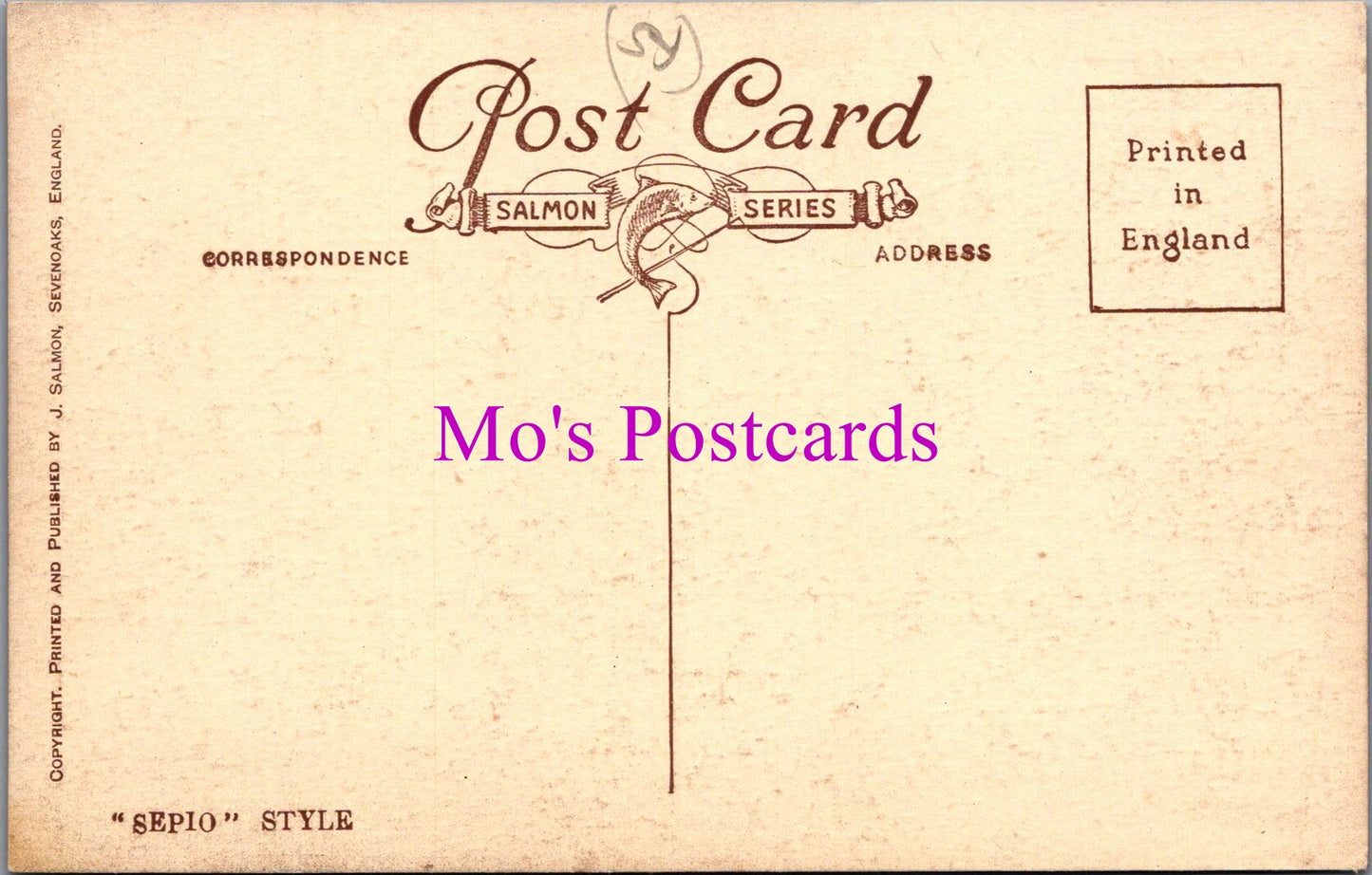 London Postcard - Burghley Road, Wimbledon SW15071
