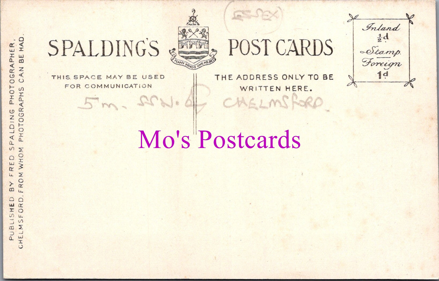 Essex Postcard - "Greenwoods", Stock SW15096