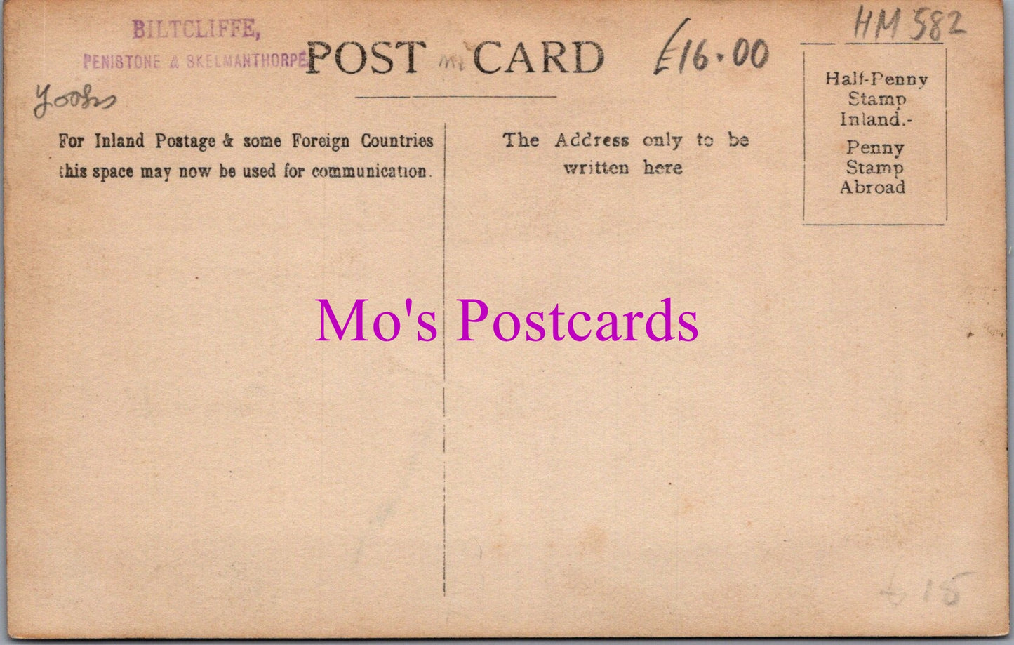 Yorkshire Postcard - Nortonthorpe Sports 1909 - HM582