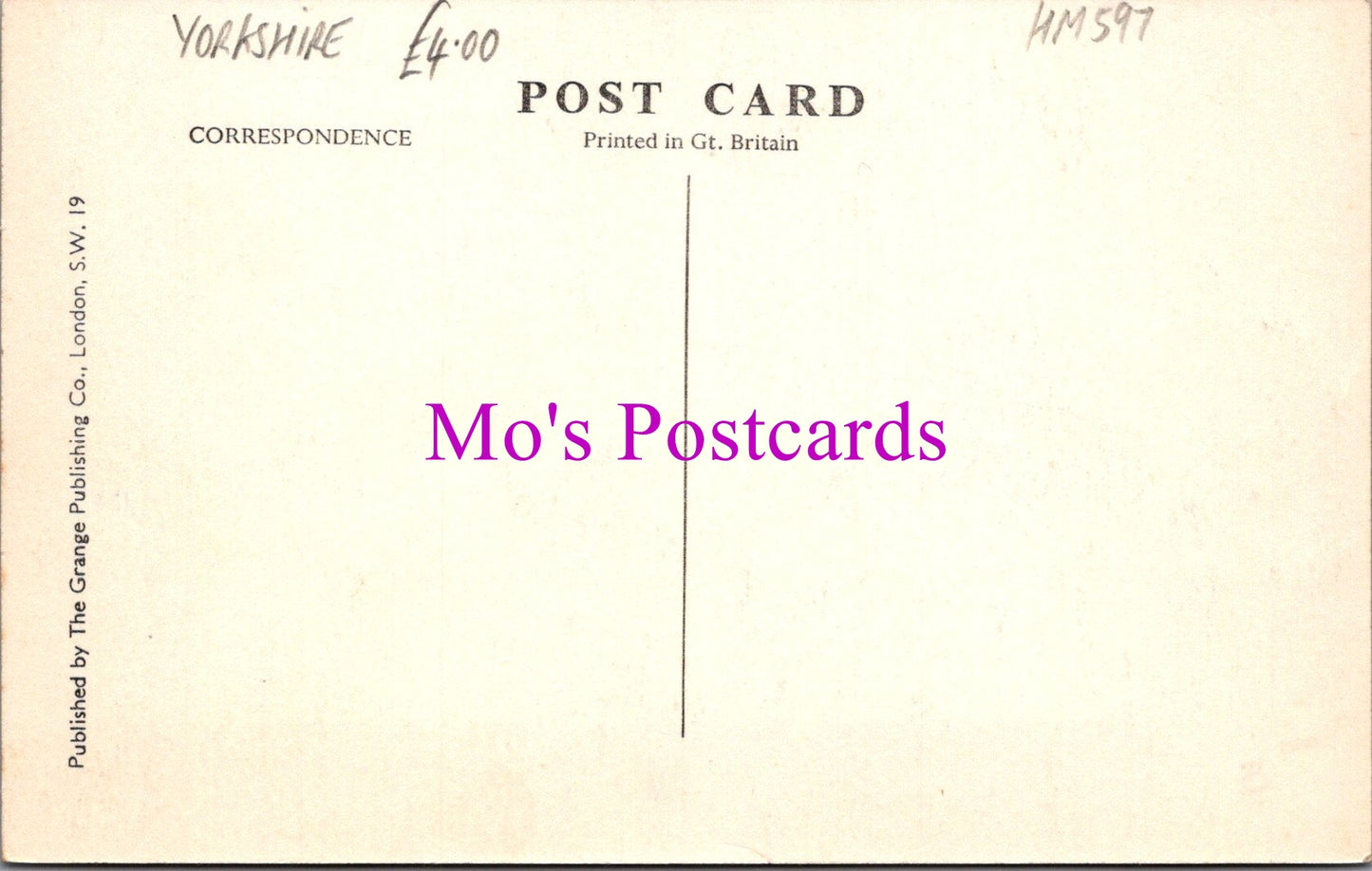 Yorkshire Postcard - Deighton Grove Hospital, Crockey Hill, York HM597