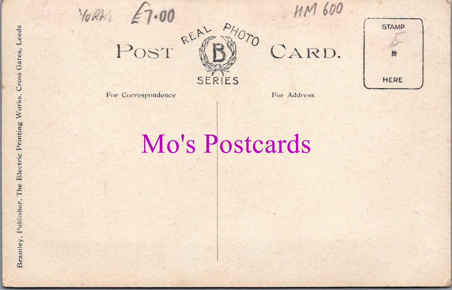 Yorkshire Postcard - Greetings From Harewood HM600