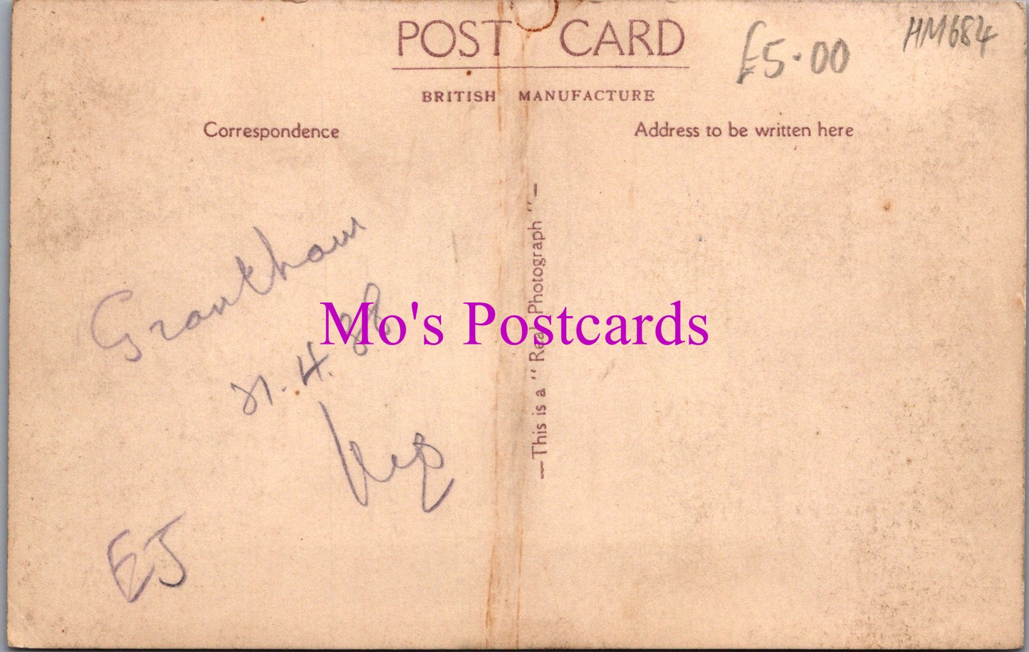 Lincolnshire Postcard - Caythorpe Court HM684
