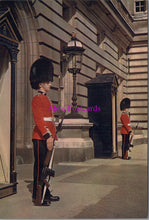 Load image into Gallery viewer, Military Postcard - Sentries of The Irish Guards, Buckingham Palace SW15220