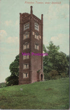 Load image into Gallery viewer, Vintage postcard of a tower with 'Max's Postcards' branding.