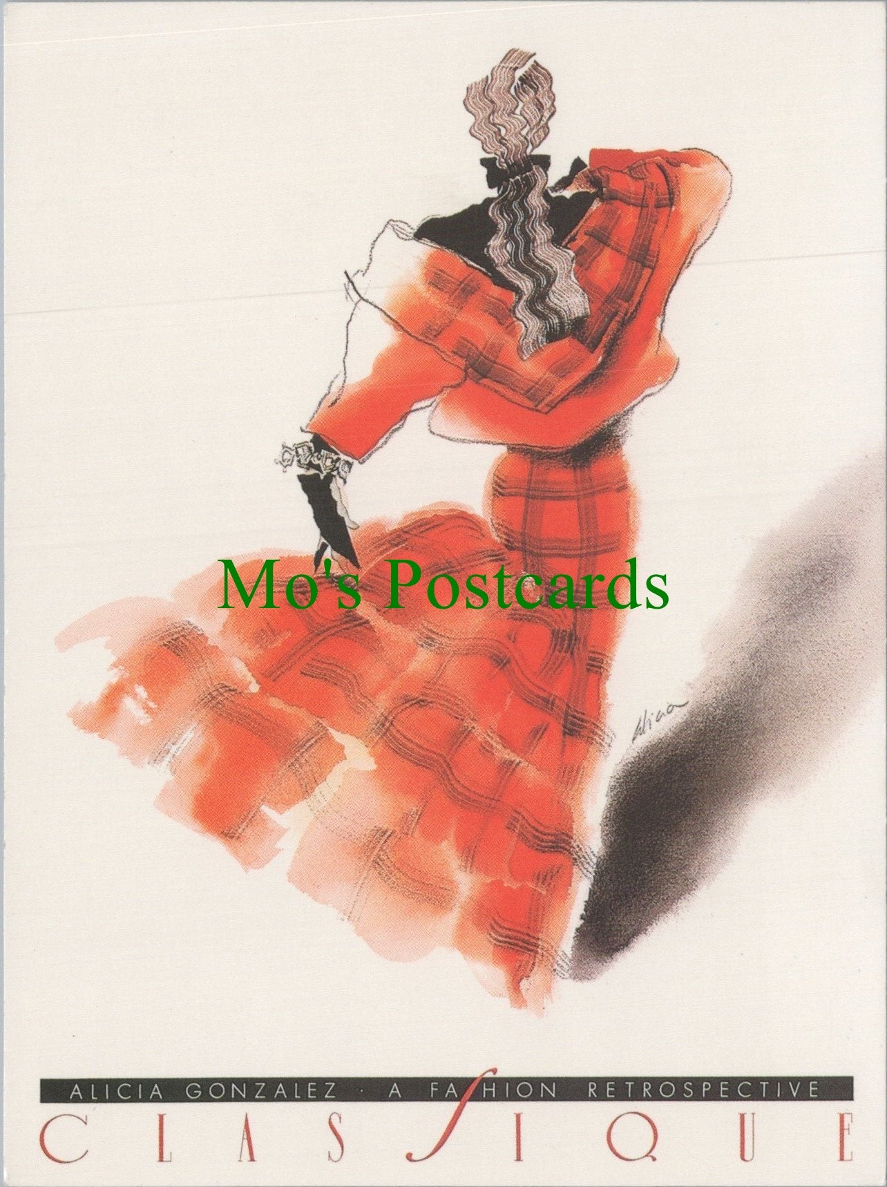 Fashion Postcard - Classique, Alicia Gonzalez SW13752