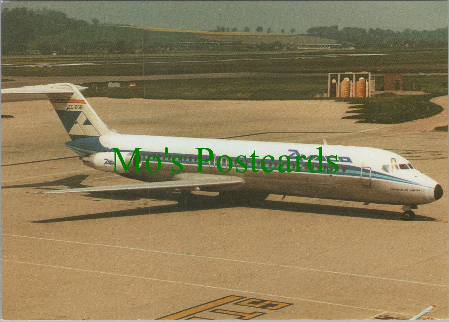 Aviation Postcard - Douglas DC-9 Aviaco EC-DGB Aeroplane SW13753