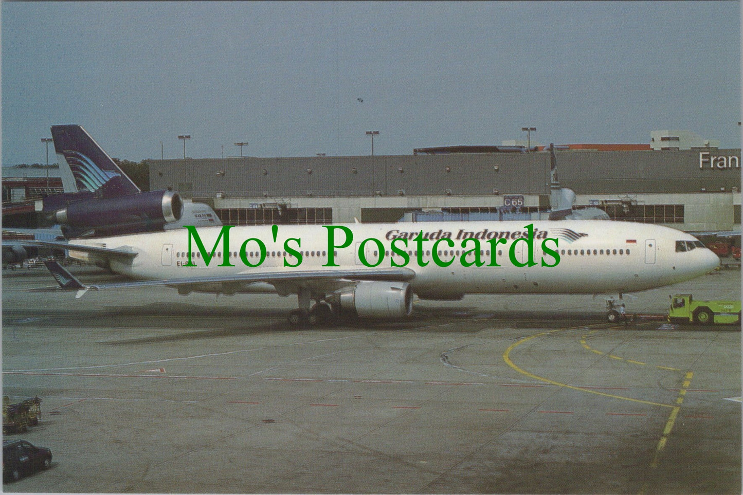 Aviation Postcard - Garuda Indonesia EL-CDI MD11 Aeroplane SW13732