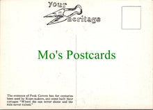 Load image into Gallery viewer, Derbyshire Postcard - Peaks Hole, Near Castleton in 1822 - SW13651