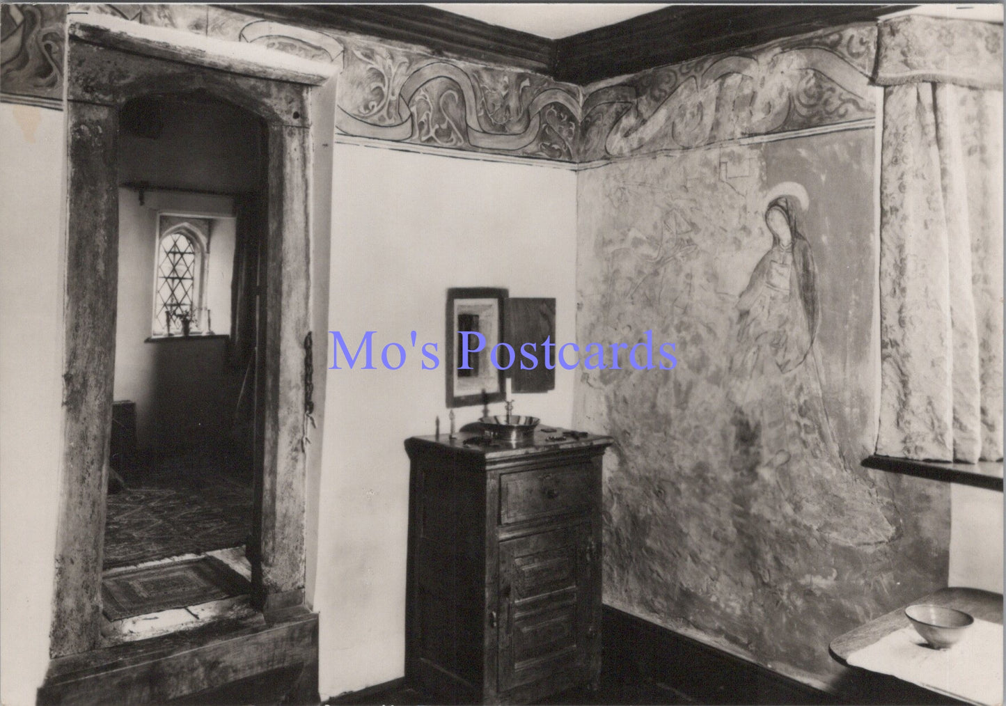 Somerset Postcard - Cothay Manor, The Fresco Bedroom SW14135
