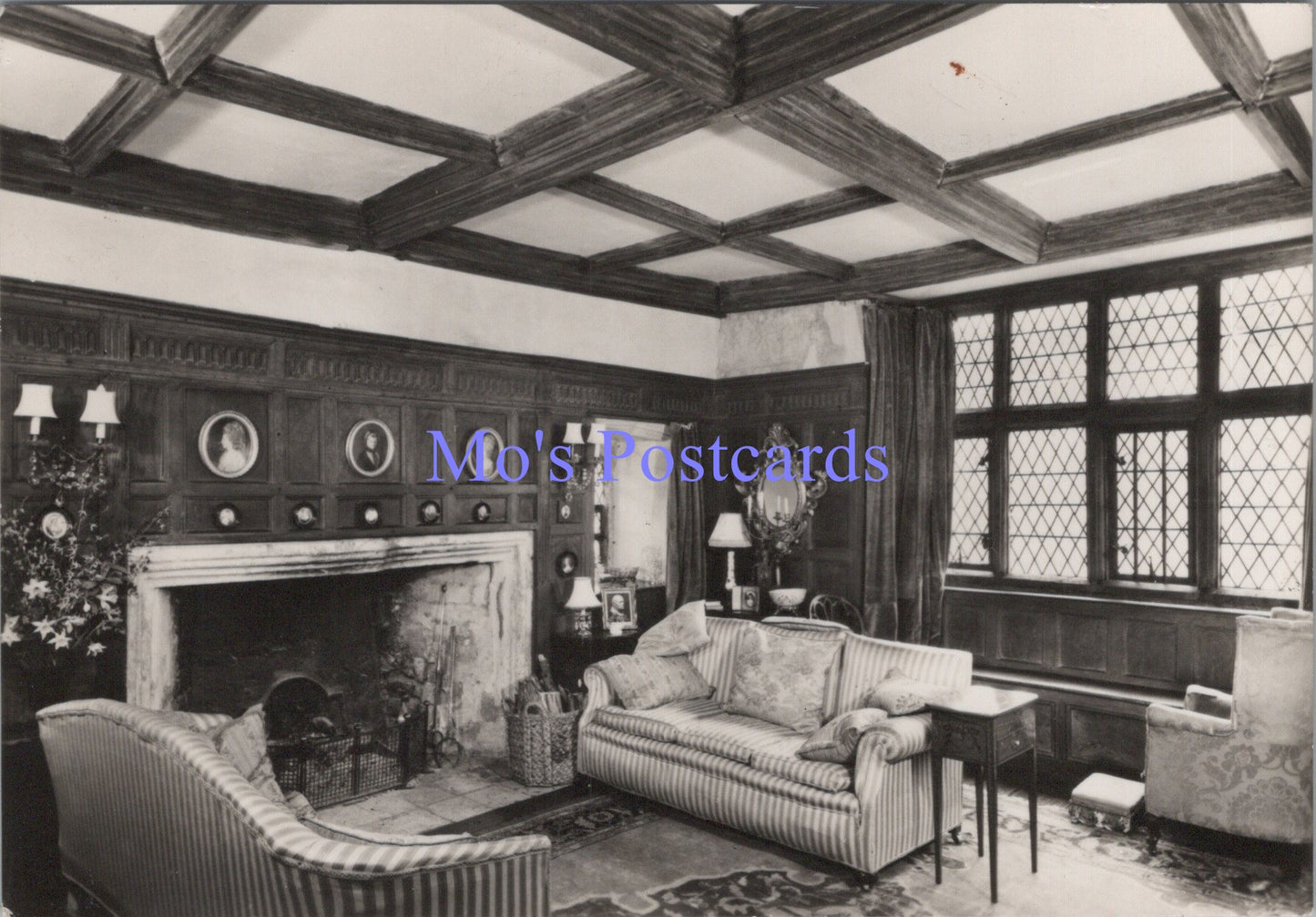 Somerset Postcard - Cothay Manor, The Drawing Room SW14140