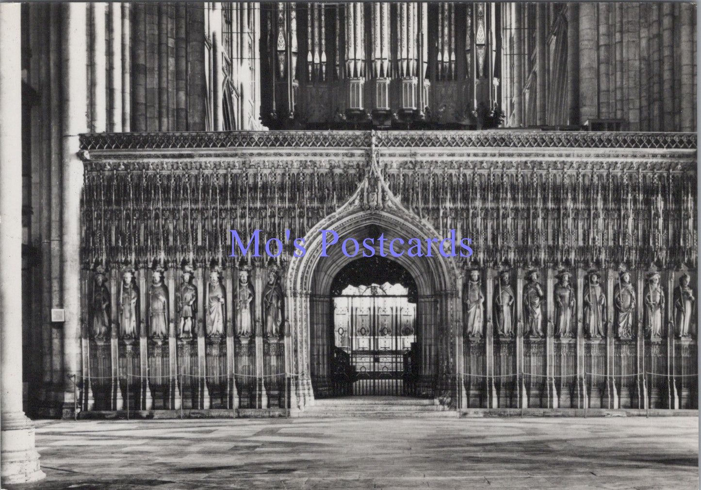 Yorkshire Postcard - The Screen, York Minster SW14141
