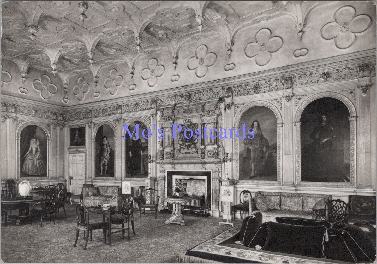 Essex Postcard - The Saloon, Audley End SW14145