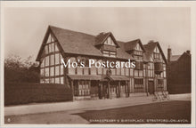 Load image into Gallery viewer, Warwickshire Postcard - Shakespeare's Birthplace, Stratford-On-Avon SW16466