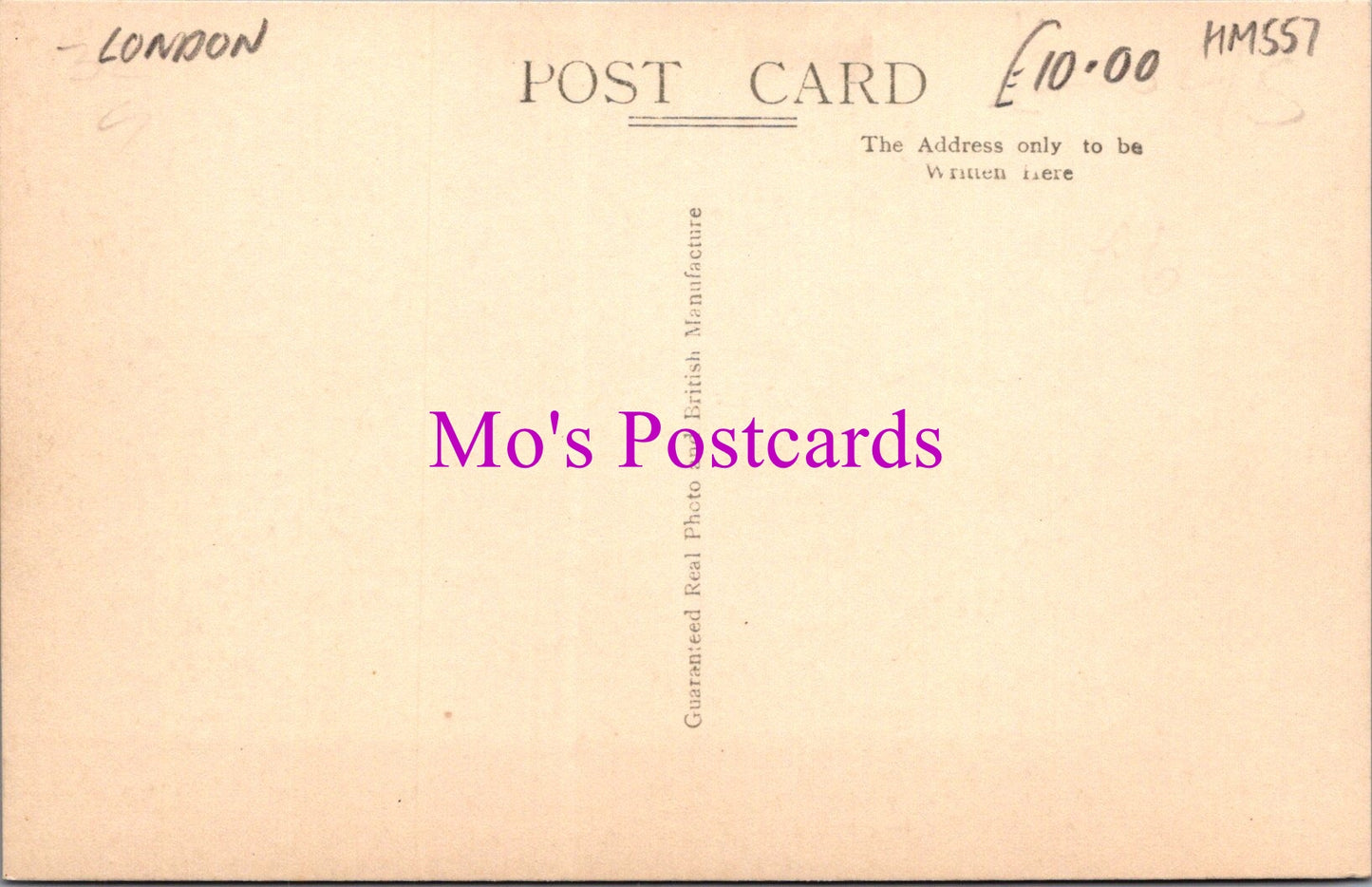 London Postcard - Warbeck Road, Shepherd's Bush HM557