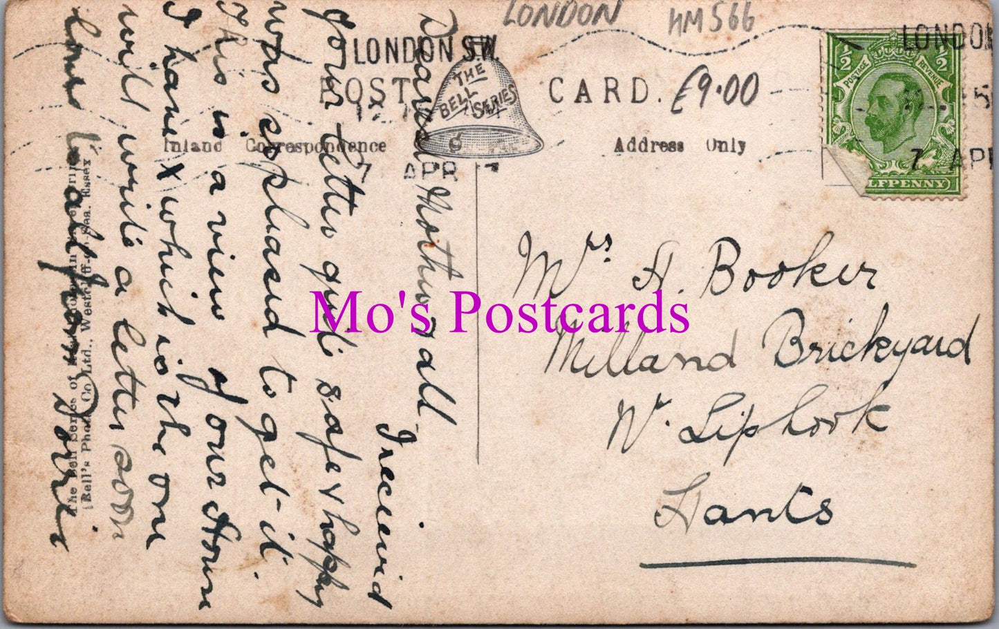 London Postcard - Eaton Place, Belgravia HM566