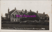 Load image into Gallery viewer, Sussex Postcard - Dicker House, Home of Mr Horatio Bottomley HM535