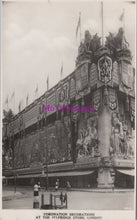 Load image into Gallery viewer, London Postcard - Selfridge Store, Coronation Decorations HM545