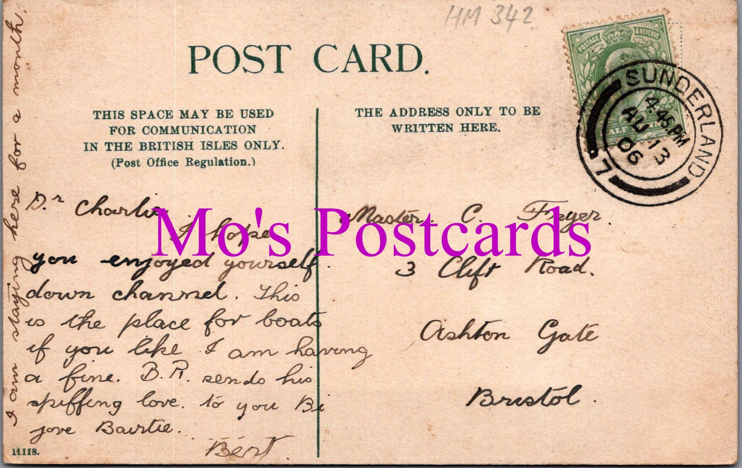 Northumberland Postcard - Sunderland, The Two Bridges HM342
