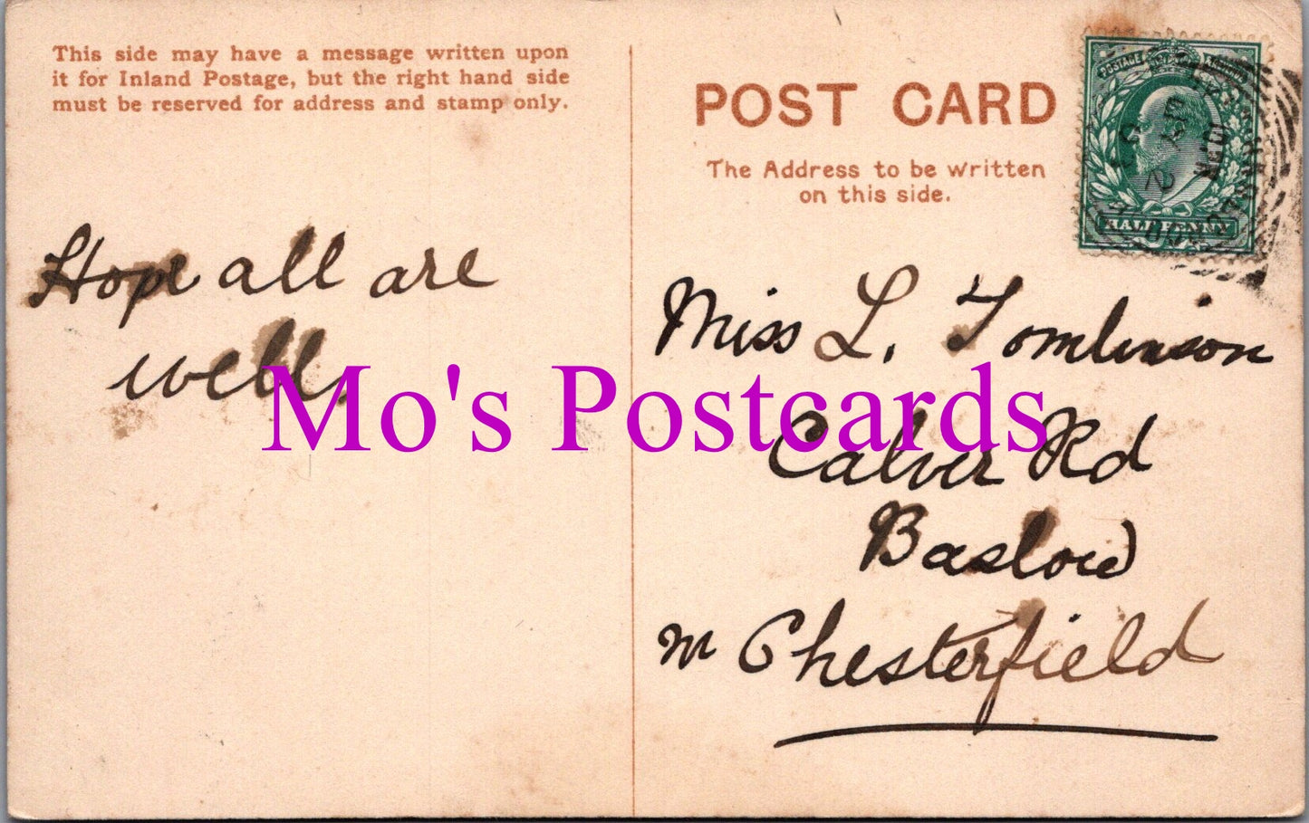 Couples Postcard - Elderly Military Man and Taller Lady SW15370