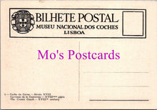Load image into Gallery viewer, Portugal Postcard - National Coach Museum, Lisbon SW15257