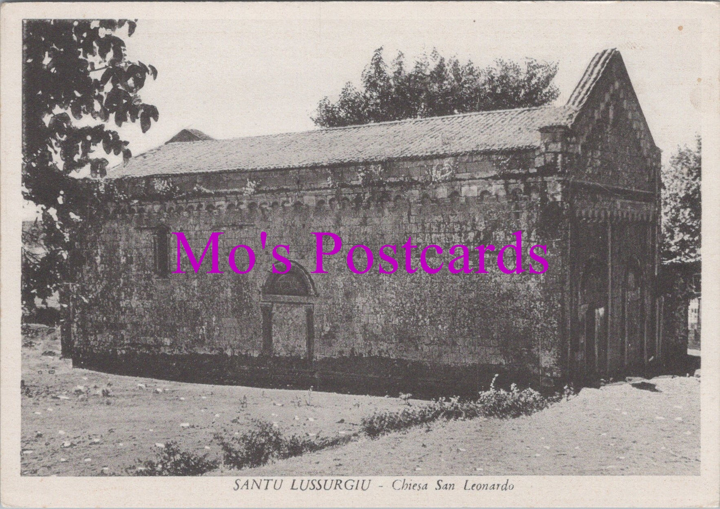 Italy Postcard - Santu Lussurgiu, Chiesa San Leonardo SW15307