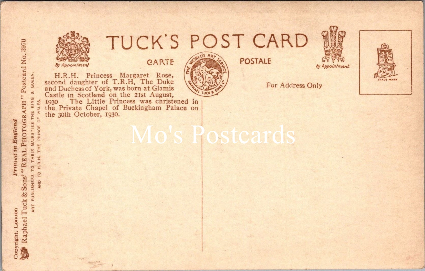 Royalty Postcard - H.R.H The Duchess of York With Princess Margaret Rose SW15857