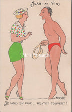 Load image into Gallery viewer, France Postcards - French Art, Juan Les Pins Beach Scenes SW15881