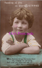 Load image into Gallery viewer, Greetings Postcard - Thinking of You on Your Birthday DZ84