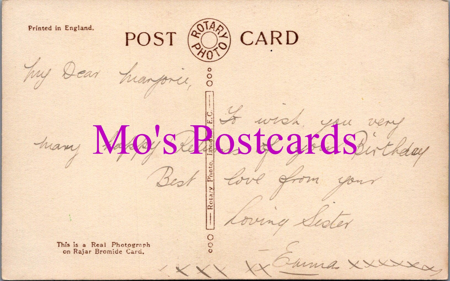 Greetings Postcard - Thinking of You on Your Birthday DZ84