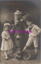 Load image into Gallery viewer, Greetings Postcard - A Glad Birthday. Children DZ86
