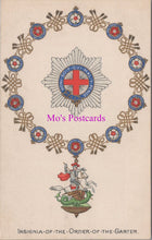 Load image into Gallery viewer, Heraldic Postcard - Insignia of The Order of The Garter DZ149