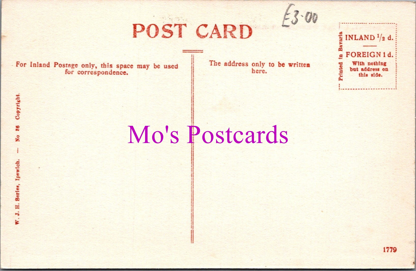 Suffolk Postcard - The Castle, Little Wenham, Near Hadleigh DZ344