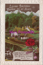 Load image into Gallery viewer, Greetings Postcard - Loving Birthday Wishes To My Aunt HM92