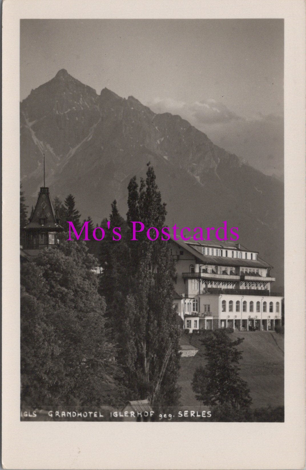 Austria Postcard - Grand Hotel Iglerhof, Innsbruck HM94