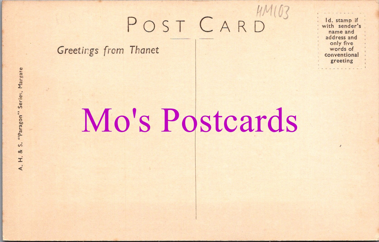 Kent Postcard - Ramsgate Bathing Pool and Sands HM103