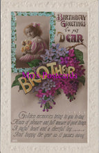 Load image into Gallery viewer, Greetings Postcard - Birthday Greetings To My Dear Brother HM63
