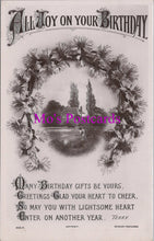 Load image into Gallery viewer, Greetings Postcard - All Joy on Your Birthday HM67